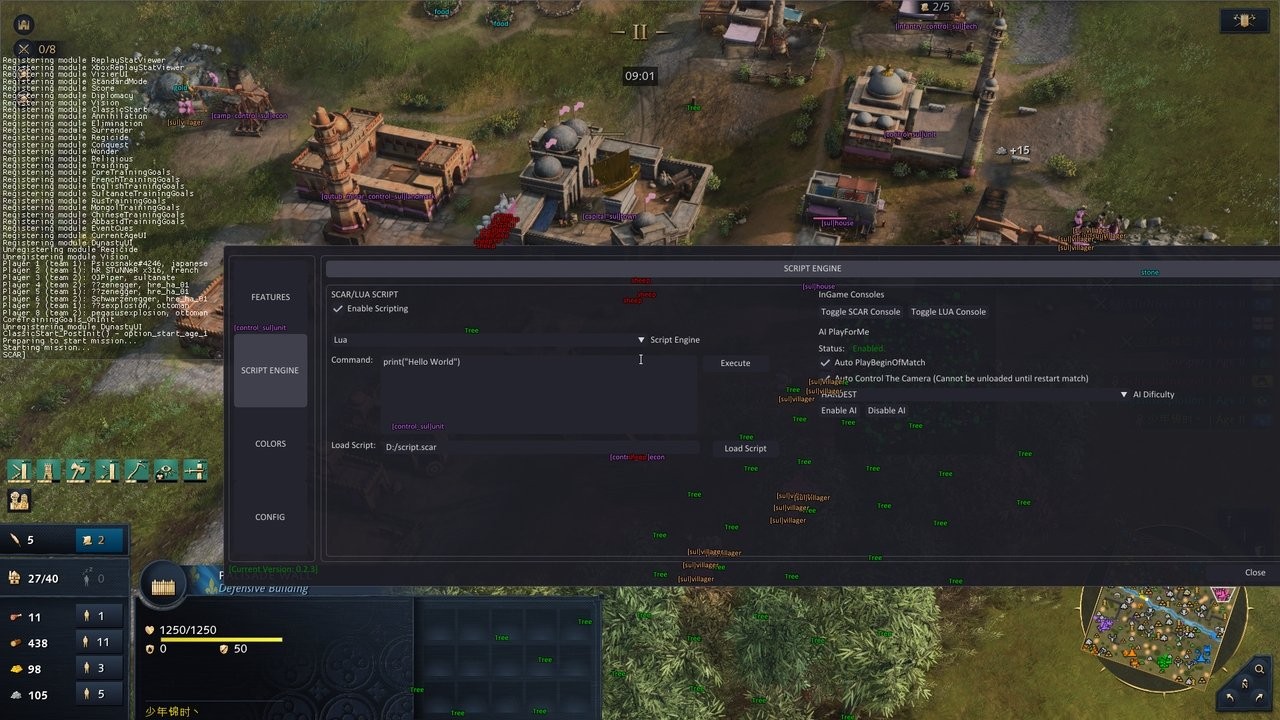Screenshot 2 — Shack cheat for Age of Empires 4