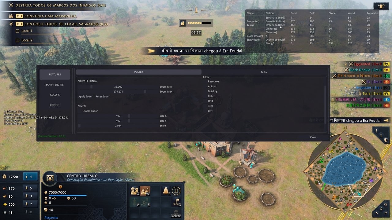 Screenshot 3 — Shack cheat for Age of Empires 4