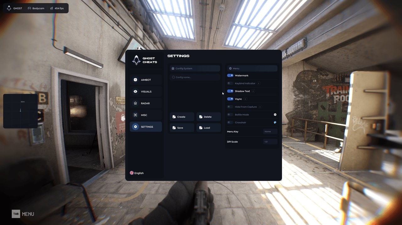 Screenshot 3 — Ghost cheat for Bodycam