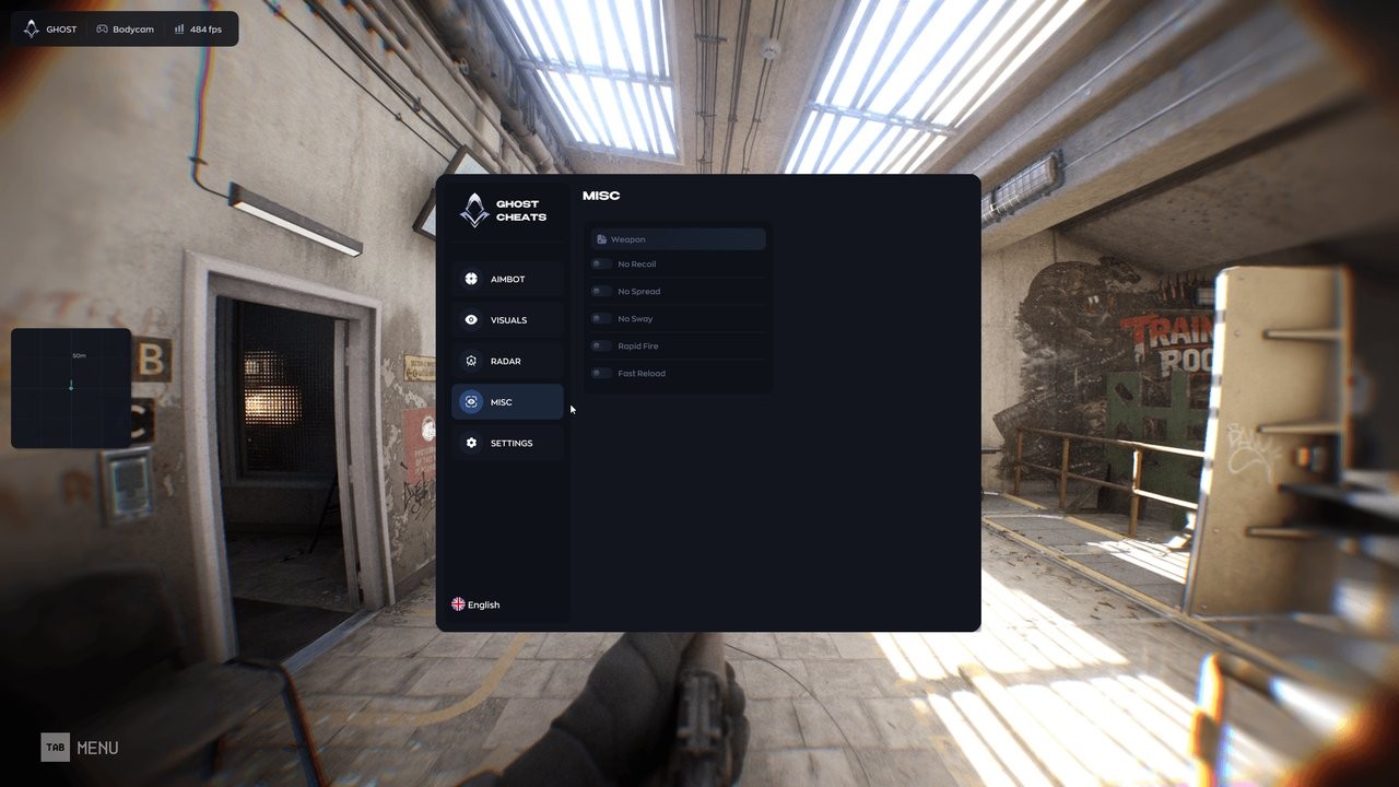 Screenshot 4 — Ghost cheat for Bodycam