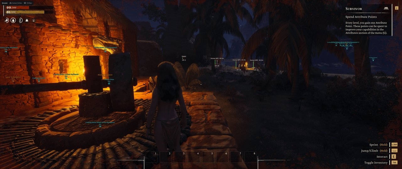Screenshot 2 — Arcane cheat for Conan Exiles