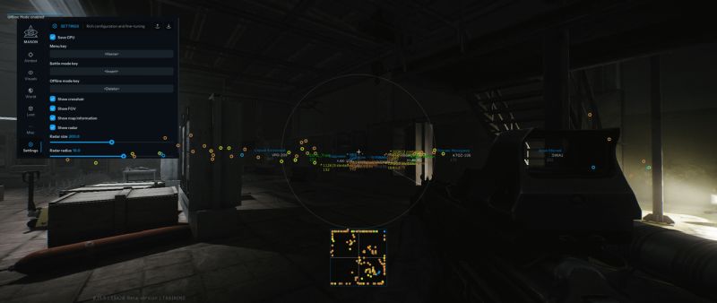 Приватный чит mas для Escape from Tarkov
