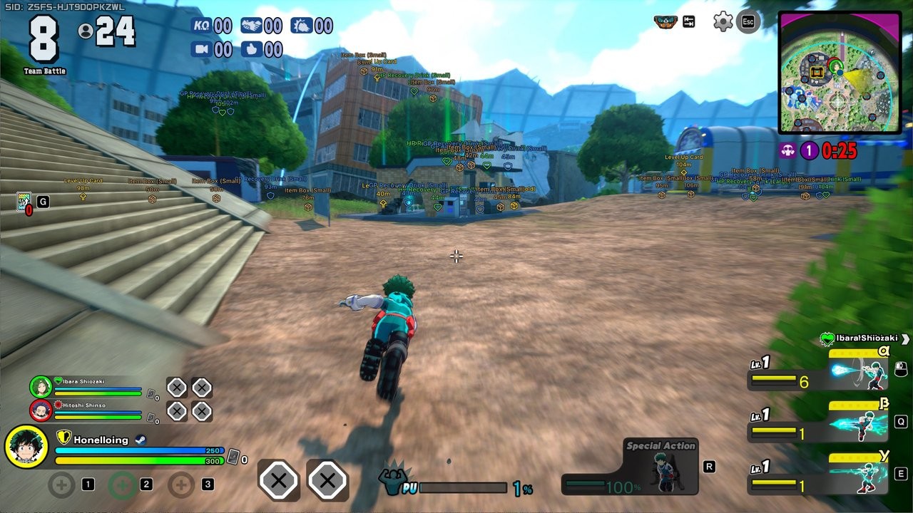 Screenshot 3 — Arcane cheat for My Hero Ultra Rumble