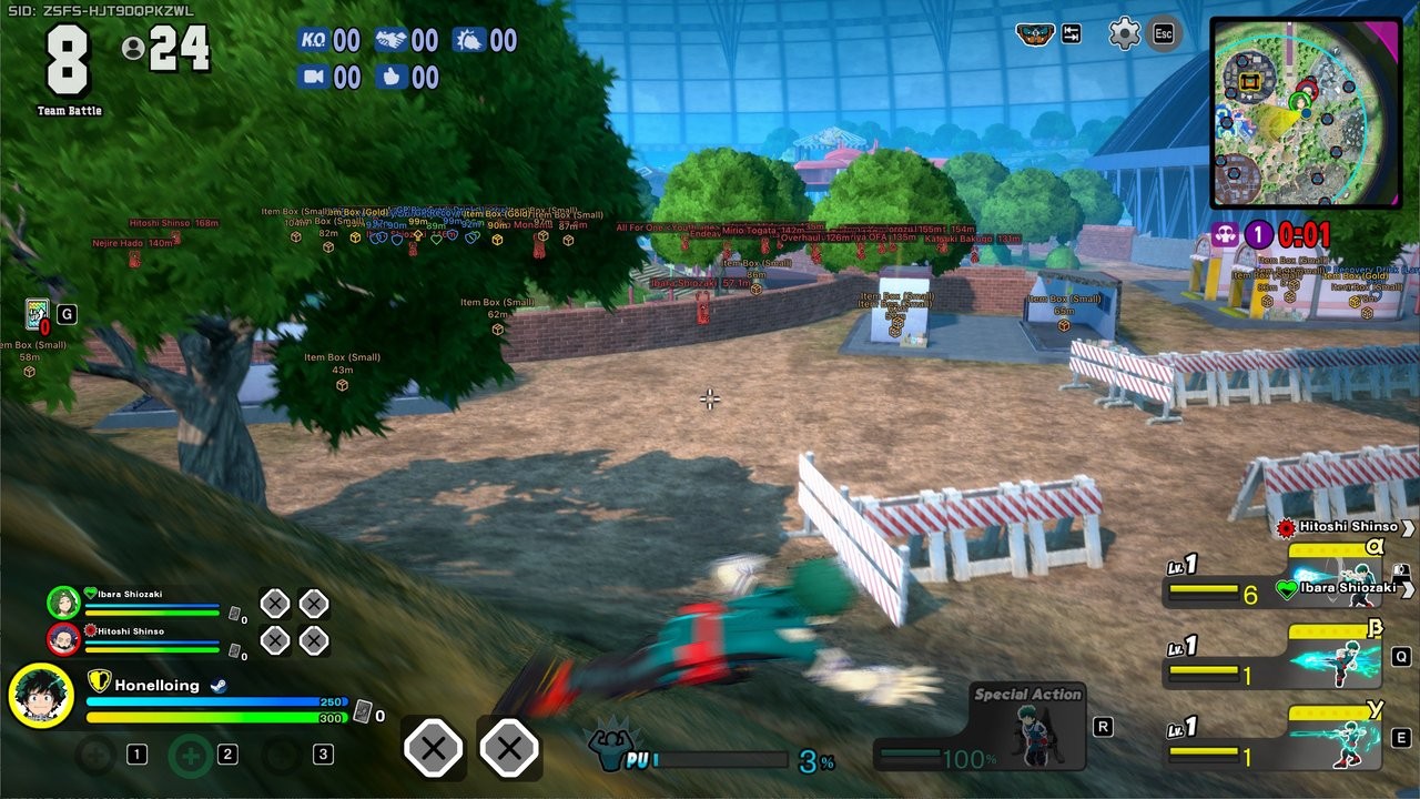 Screenshot 4 — Arcane cheat for My Hero Ultra Rumble