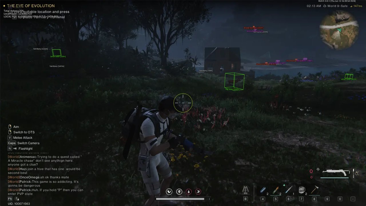 Screenshot 2 — SHACK cheat for Once Human