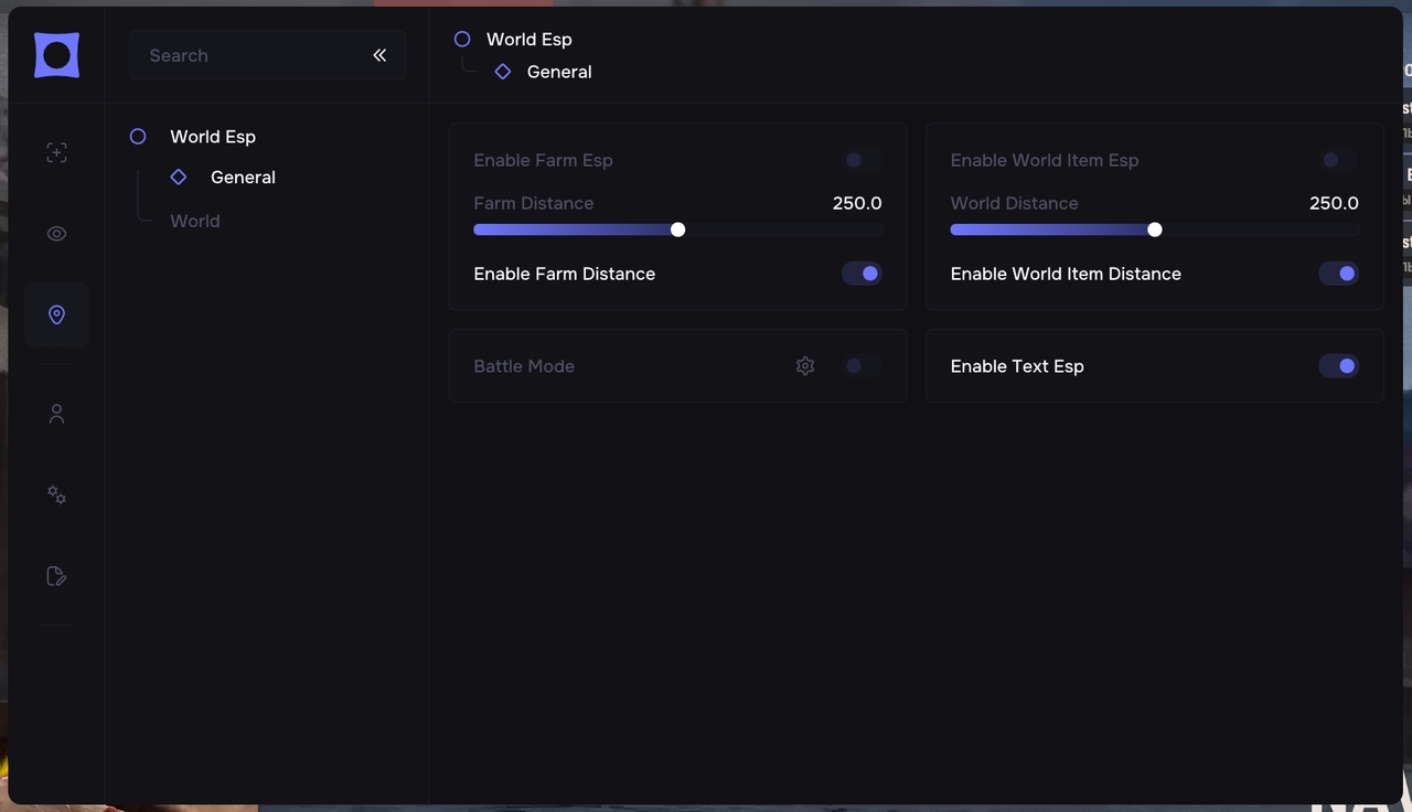 Screenshot 3 — Aegis cheat for Rust